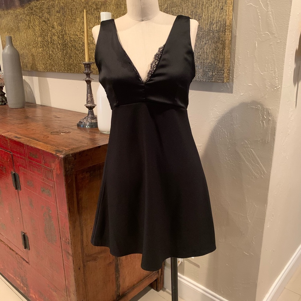 AQUA LBD black mini dress ❤️ XS S